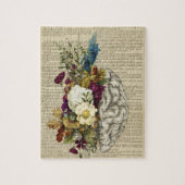 medisch poster voor de anatomie van de hersenen legpuzzel (Verticaal)