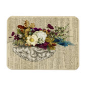 medisch poster voor de anatomie van de hersenen magneet (Horizontaal)