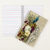 medisch poster voor de anatomie van de hersenen notitieboek (Binnen)