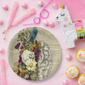 medisch poster voor de anatomie van de hersenen papieren bordje (Feest)