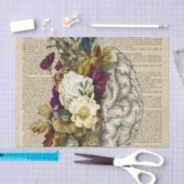 medisch poster voor de anatomie van de hersenen tissuepapier (Craft)