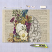 medisch poster voor de anatomie van de hersenen tissuepapier (Craft)