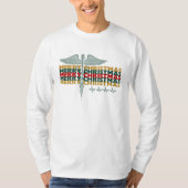 Medisch Professioneel Vrolijk Kerstfeest T-shirt (Voorkant)