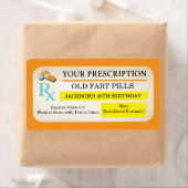Medisch recept labels Old Fart party gunsten (Insitu)