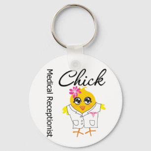 Medisch receptionist Chick Sleutelhanger