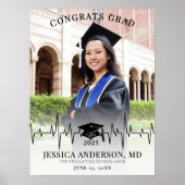 Medisch School Afstuderen Foto Welkom Teken Poster (Voorkant)