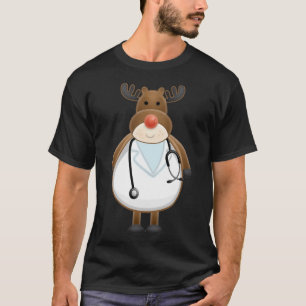 Medisch-Scrub hoogste rendierverpleegster met stet T-shirt