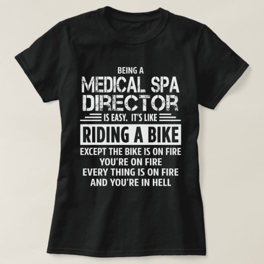 Medisch Spa Directeur T-shirt (Design voorkant)