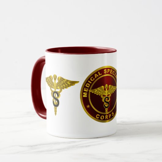 Medisch Specialist Corps Koffie Mok (Voorkant links)