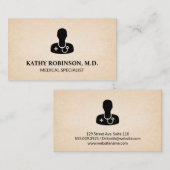 medisch specialist | Dokterspictogram Afsprakenkaartje (Voorkant / Achterkant)