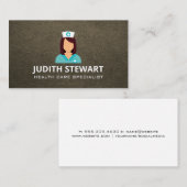 medisch specialist | verpleegsterspictogram visitekaartje (Voorkant / Achterkant)