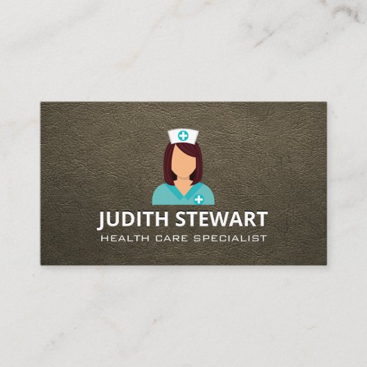 medisch specialist | verpleegsterspictogram visitekaartje (Voorkant)