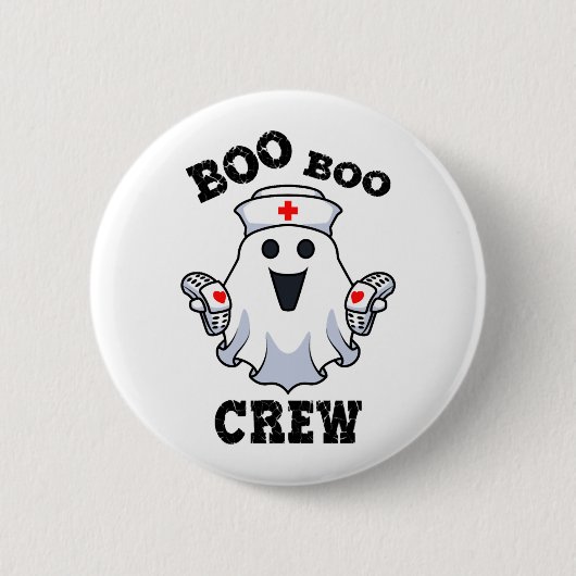 Medisch spookziekenhuis ronde button 5,7 cm (Voorkant)