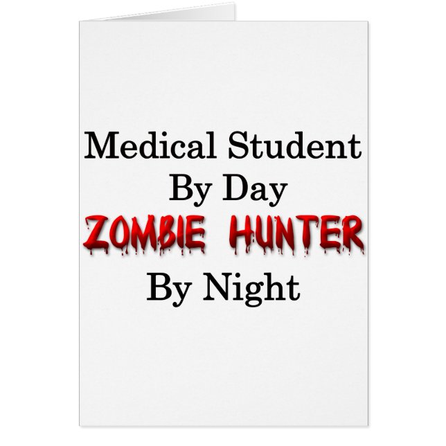 Medisch student/Zombie Hunter (Voorkant)