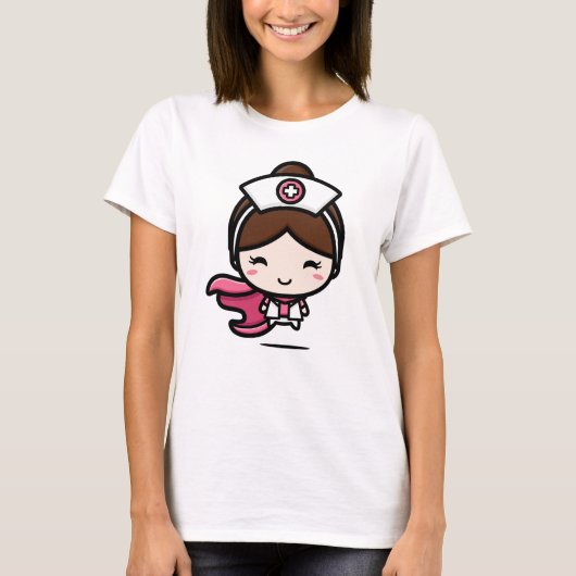 Medisch superheld Vrouw T-shirt (Voorkant)