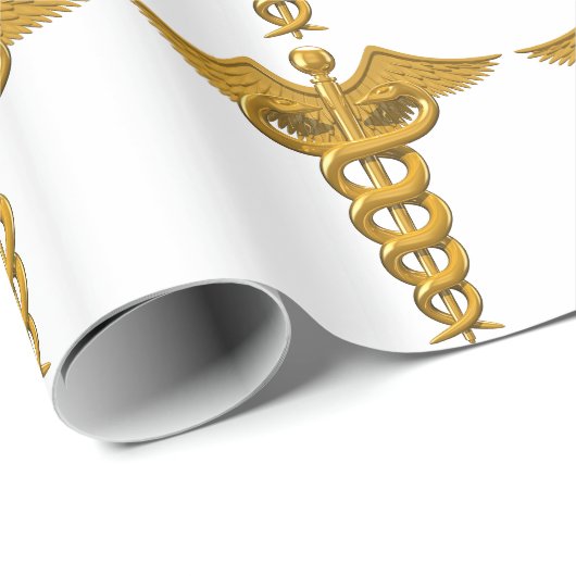 Medisch symbool cadeaupapier (Rol Hoek)
