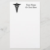 Medisch symbool Caduceus Briefpapier (Voorkant)