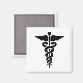 Medisch symbool Caduceus Magneet (Voorkant / Achterkant)