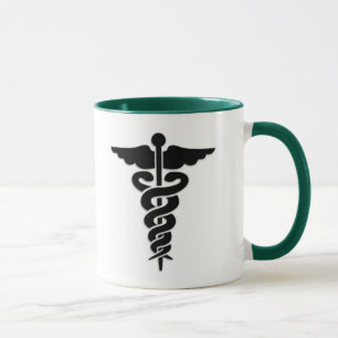 Medisch symbool Caduceus Mok
