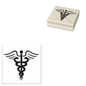 Medisch symbool dokter verpleegster rubberstempel (Gestempeld)