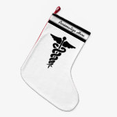 Medisch symbool grote kerstsok (Voorkant (Hangend))