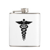 Medisch symbool heupfles (Voorkant)