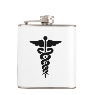 Medisch symbool heupfles