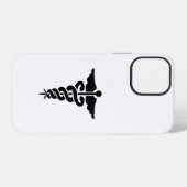 Medisch symbool iPhone hoesje (Achterkant horizontaal)