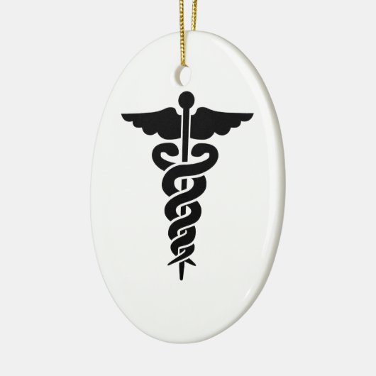 Medisch symbool keramisch ornament (Links)