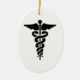 Medisch symbool keramisch ornament