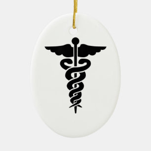 Medisch symbool keramisch ornament