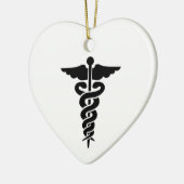 Medisch symbool keramisch ornament (Links)