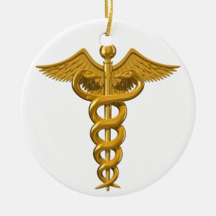 Medisch symbool keramisch ornament