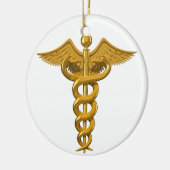 Medisch symbool keramisch ornament (Links)