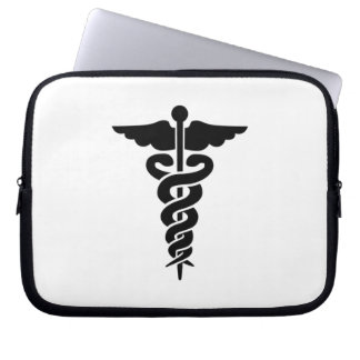 Medisch symbool laptop sleeve