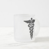 Medisch symbool matglas koffiemok (Voorkant rechts)