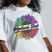 Medisch Tech Beroep Rainbow Zonnebloem T-shirt