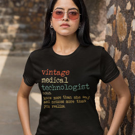 medisch-technologische laboratoriumwetenschappers t-shirt