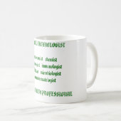 MEDISCH TECHNOLOGIST flebotomistenthema.. Koffiemok (Voorkant rechts)