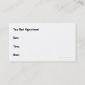 Medisch thema afsprakenkaartje (Achterkant)