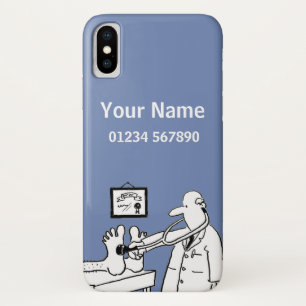 Medisch thema Cartoon iPhone X Hoesje
