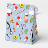 Medisch thema feest bedankdoosjes (Achterkant)