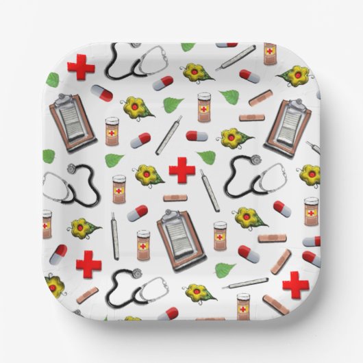 Medisch Thema Pensioen Partij Papieren Bordje (Voorkant)