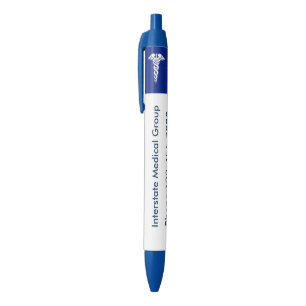 Medisch thema promotioneel zwarte inkt pen
