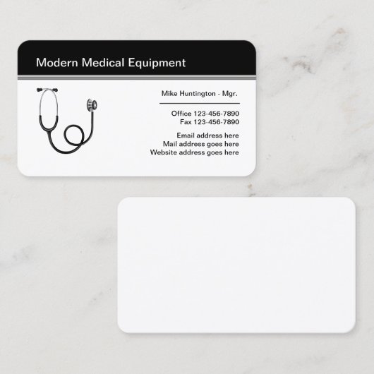 Medisch thema visitekaartje (Voorkant / Achterkant)