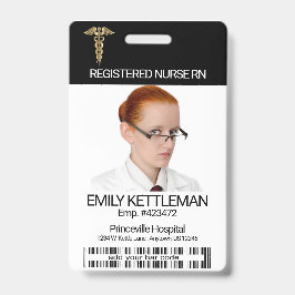 Medisch veld foto badge - Gold Logo