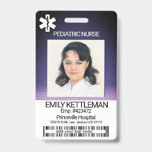 Medisch Veld Foto Badge - Kinderverpleegster