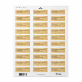 Medisch Verband Retouradreslabel Etiket (Full Sheet)