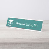 Medisch verpleegkundige bureau naambordje (Voorkant)