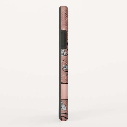 Medisch, Verpleegkundige, Dokter thema Stethoscope Case-Mate iPhone Case (Achterkant/rechts)